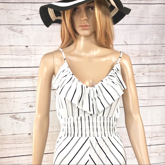 Express Ruffled High Low Summer Dress Sz S - Picture 3 of 10